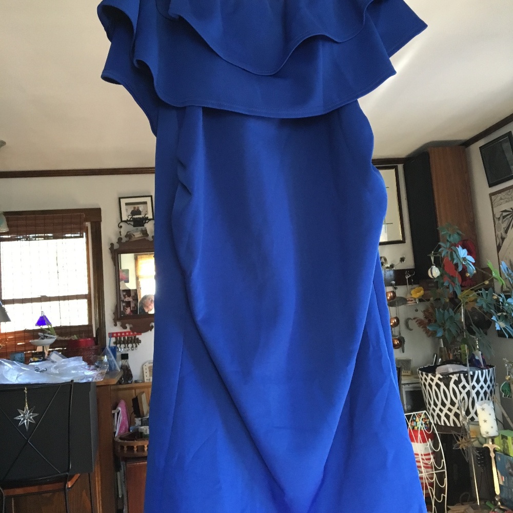 ASOS Maternity Dress US18 Electric Blue